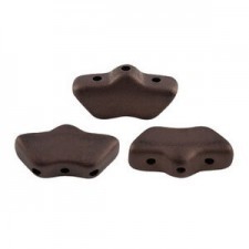 Les perles par Puca® Delos beads Dark bronze mat 23980/84415